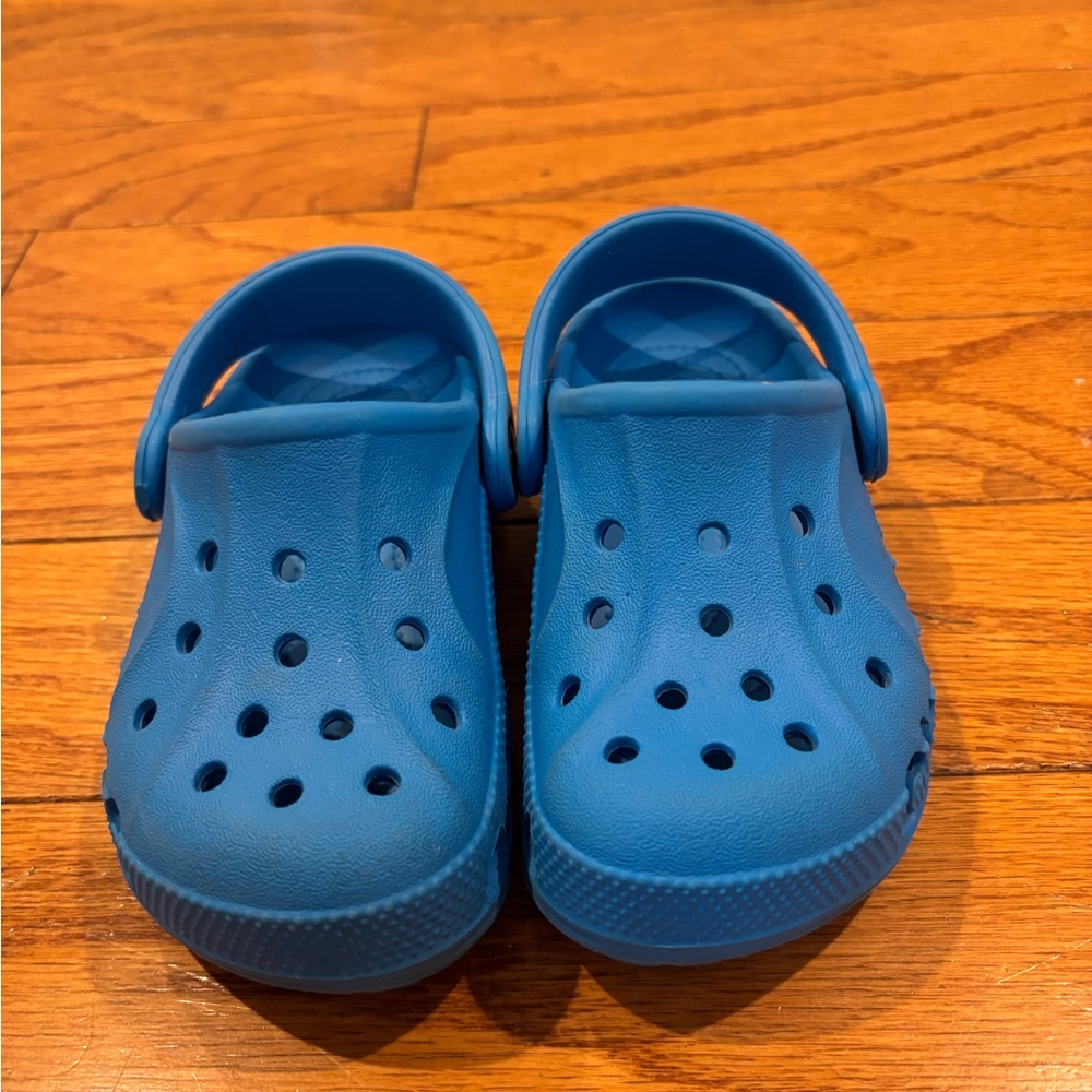CROCS Blue Sandals with Signature Perforated Design